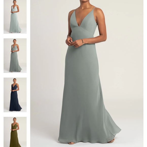 Jenny Yoo Dresses & Skirts - Jenny Yoo Bridesmaid Dress Size 6 Moss/Green